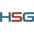 HSG monogram logo with the letters H and G in blue and the letter S in dark red, a Sage Intacct customer reference published by Sage