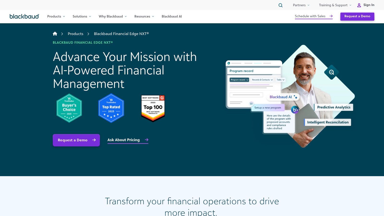 Blackbaud Financial Edge NXT
