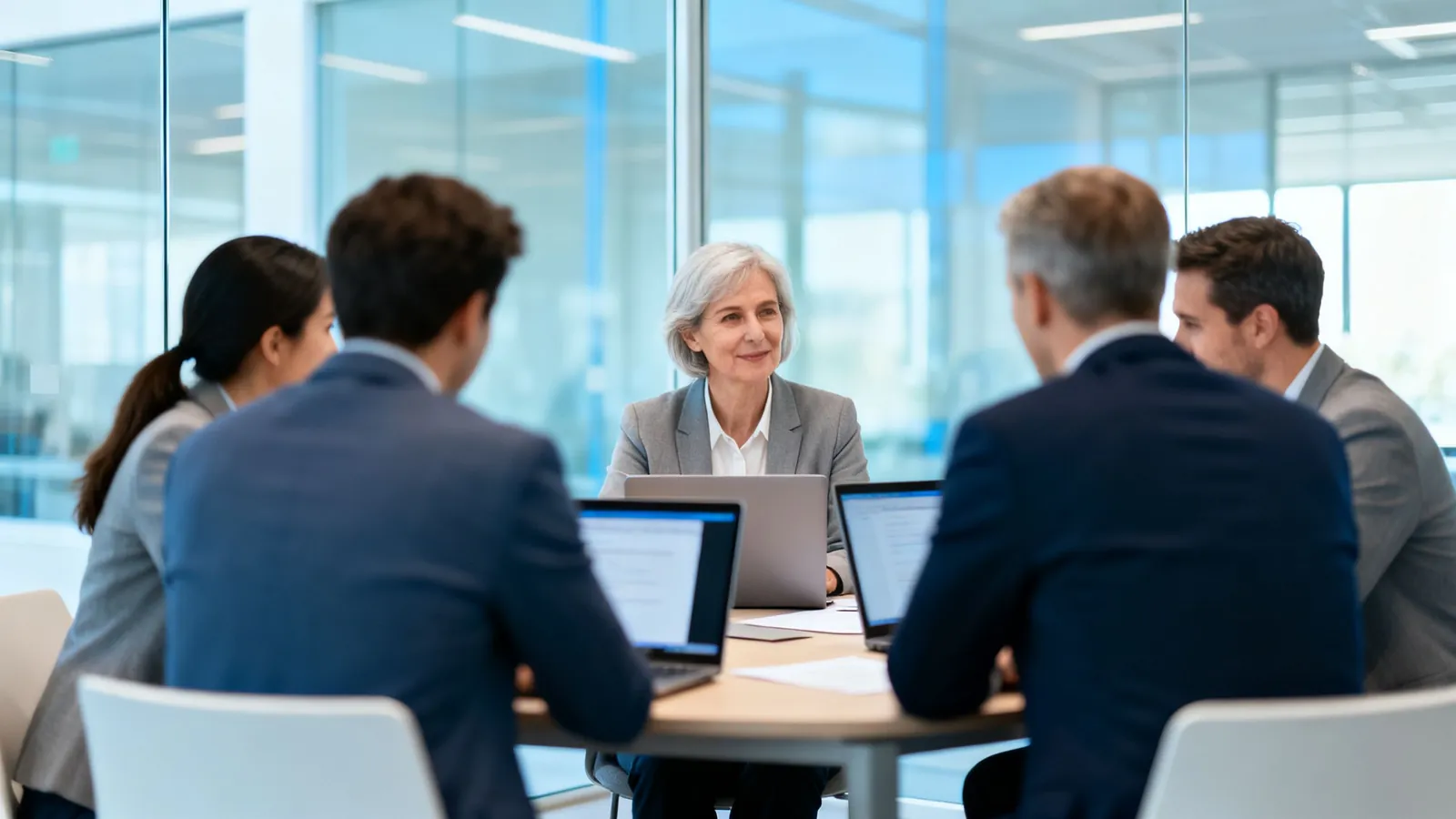 A consultant walking a project team through a recovery plan