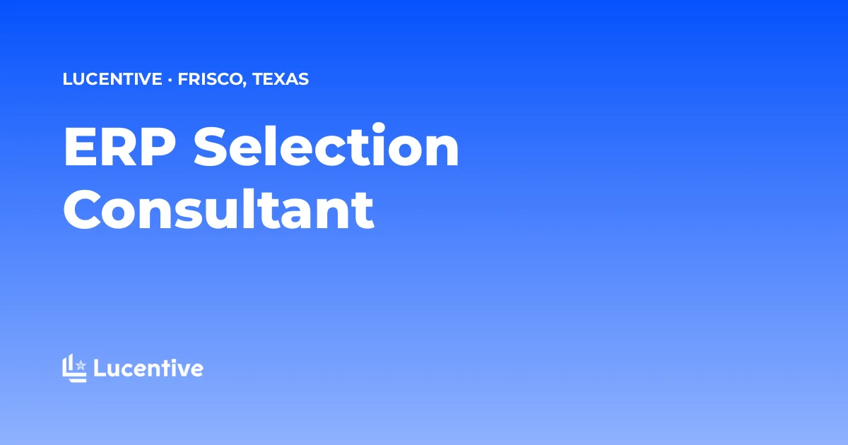 Title card: choosing an ERP system with a consultant